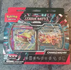 Pokemon League Battle Deck Charizard ex Box Foil Cards Deck Box 2023 English - Image 1