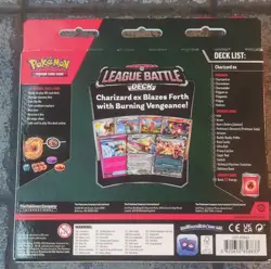 Pokemon League Battle Deck Charizard ex Box Foil Cards Deck Box 2023 English - Image 2