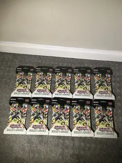 10 PACKS Yugioh Duelist’s Advance 9 Card Sleeved Booster Pack NEW SEALED - Image 1
