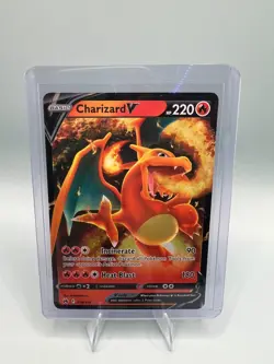 CHARIZARD V 018/159 Crown Zenith Holo Ultra Rare Pokemon TCG Near Mint NM Card - Image 1