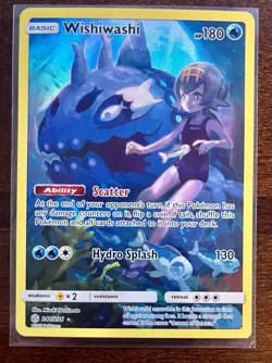 Wishiwashi - 240/236 - Pokemon Cosmic Eclipse Sun & Moon Secret Rare Card - Image 1