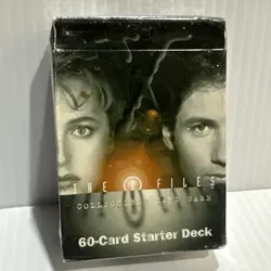 X-Files CCG 60 Card Starter Deck Factory Sealed Premiere Edition 1996 - Image 1