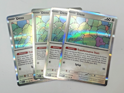 Ditto Holo 132/165 x4 4x Pokemon Card 2023 Scarlet & Violet 151 Playset - Image 1