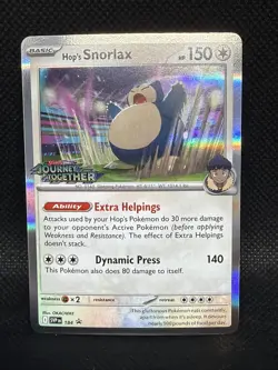 Hop's Snorlax - 184 (Prerelease) 184 Sv: Scarlet & Violet Promo Cards Holo - Image 1