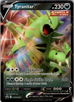 Tyranitar V - SWSH109 SWSH: Sword & Shield Promo Cards Pokemon TCG NM - Image 1