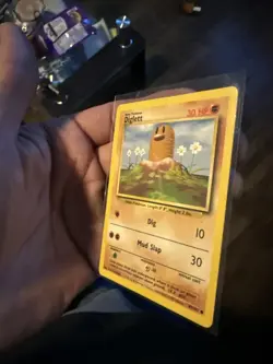 Pokemon TCG Diglett Base Set 47/102 WOTC Unlimited Card, LP Vintage - Image 5