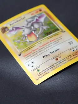 Aerodactyl (Prerelease) 1/62 WOTC Holo 1st Edition HP/DMG Pokemon Card - Image 3