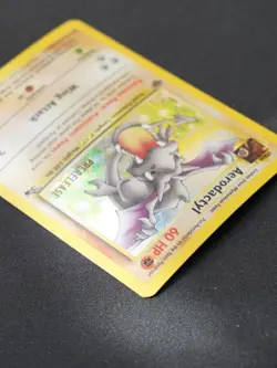 Aerodactyl (Prerelease) 1/62 WOTC Holo 1st Edition HP/DMG Pokemon Card - Image 4