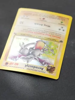 Aerodactyl (Prerelease) 1/62 WOTC Holo 1st Edition HP/DMG Pokemon Card - Image 5