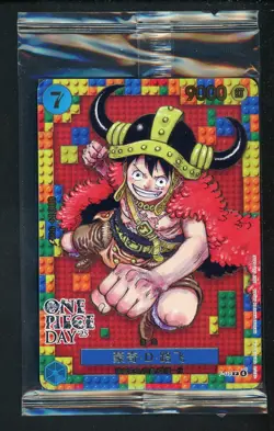 ONE PIECE Premium Card Collection ONE PIECE DAY 25 Japanese Luffy P-110 Sealed - Image 1