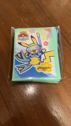 Pokemon 2024 World Championship Honolulu Competitor Exclusive Card Sleeves (New) - Image 1