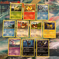 Pokemon Eeveelutions 10 card lot B&W Dark Explorers Umbreon 60,61 Espeon ++++ NM - Image 2