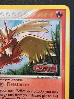Blaziken 5/108 EX Power Keepers Pokemon Card Reverse Holo Foil Rare MP - Image 4