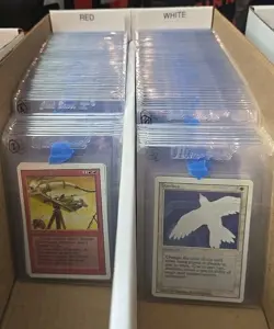 🔴🔵⚪⚫🟢 1994 MAGIC THE GATHERING REVISED HUGE LOT LIGHT TO HEAVY PLAYED CARDS - Image 3