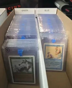 🔴🔵⚪⚫🟢 1994 MAGIC THE GATHERING REVISED HUGE LOT LIGHT TO HEAVY PLAYED CARDS - Image 4