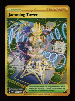 Jamming Tower 243/182 Holo SV10: Destined Rivals Pokemon Card - Image 1