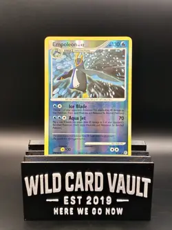 NM Empoleon Rare Holo Card 4/130 Diamond and Pearl Series 2007 Vintage - Image 1