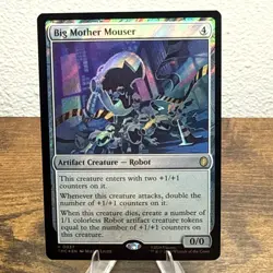 Big Mother Mouser (Surge Foil) Commander: Teenage Mutant Ninja Turtles Foil - Image 1
