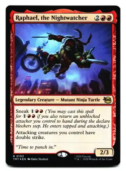 Raphael, the Nightwatcher #103 Teenage Mutant Ninja Turtles Foil - Image 1