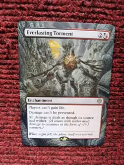 Everlasting Torment MTG Lorwyn Eclipsed Commander Hand Painted Full Altered Art - Image 2