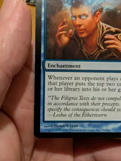 Magic: The Gathering Memory Erosion Rare Shards of Alara Enchantment Blue 50 - Image 5