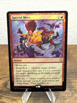 Special Move (Surge Foil) Rare MTG Ninja Turtles Commander - Image 1