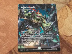 MTG Borderless Ronin's Arsenal x1 Mythic Teenage Mutant Ninja Turtles NM Low S&H - Image 1
