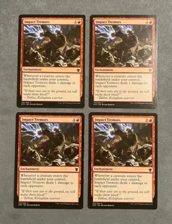 Magic The Gathering: Impact Tremors Playset (4x) - Dragons of Tarkir - Image 1