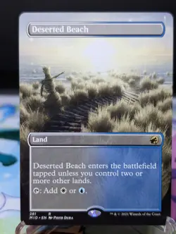 MTG Innistrad: Midnight Hunt- Deserted Beach 281 (Borderless) Regular - Image 1