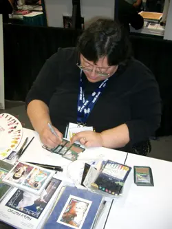 Signed MtG Magic Margaret Kean Artist Proof _ Revised _ IVORY TOWER _ HTF 1/100! - Image 3