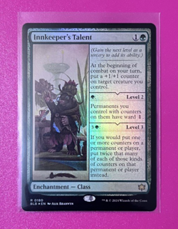 *Innkeeper's Talent* -Bloomburrow (BLB) #180- Near Mint - FOIL Rare- - Image 1