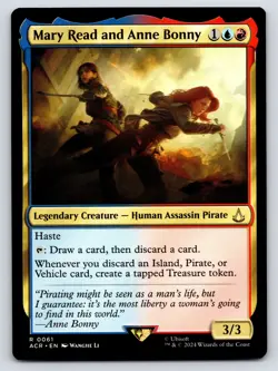 Mary Read and Anne Bonny Normal R Universes Beyond: Assassin's Creed 61 NM - Image 1