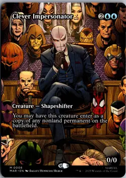 Clever Impersonator (Borderless) M Marvel Universe Eternal-Legal 8 NM Magic - Image 1