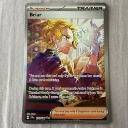 Pokemon TCG Briar 171/142 SV07 Stellar Crown Special Illustration Rare SIR - Image 1