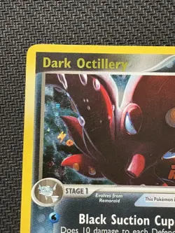 Pokemon Dark Octillery EX Team Rocket Returns 8/109 Reverse Holo Rare Stamped HP - Image 2