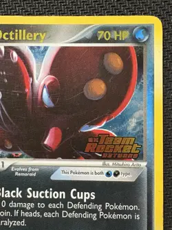 Pokemon Dark Octillery EX Team Rocket Returns 8/109 Reverse Holo Rare Stamped HP - Image 3