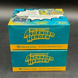 Lot of (2) Pokemon TCG Mega Evolution Ascended Heroes Elite Trainer Box Sealed - Image 4