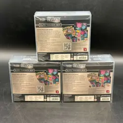 Lot of (3) Pokemon Evolving Skies Elite Trainer Boxes Sealed w/ Protective Case - Image 3