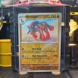 Mudsdale Temporal Forces Reverse Holo Pokemon TCG 092/162 SV05 Uncommon - Image 1