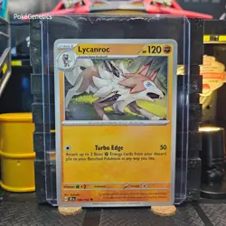 Lycanroc Temporal Forces Pokemon TCG 090/162 Scarlet & Violet SV05 Uncommon - Image 1