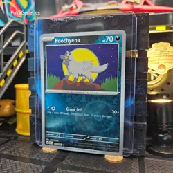 Poochyena Temporal Forces Reverse Holo Pokemon TCG 105/162 Scarlet Violet Common - Image 2