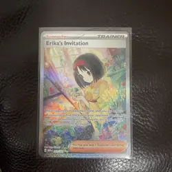 ERIKA'S INVITATION HOLO 203/165 SCARLET & VIOLET 151 POKEMON - Image 1