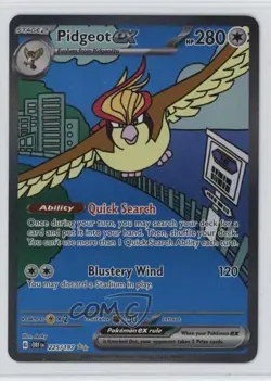 Pidgeot ex Special Illustration Rare Pokemon Obsidian Flames #225 - Image 1