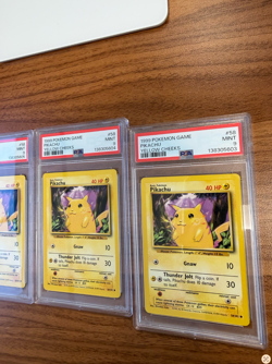 1999 Pokemon Game Base PSA 9 Pikachu Yellow Cheeks #58 WOTC - Image 2