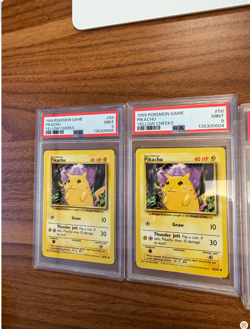 1999 Pokemon Game Base PSA 9 Pikachu Yellow Cheeks #58 WOTC - Image 3