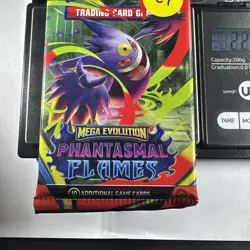 22.77g Mega Evolution Phantasmal Flames Pokemon Booster Pack - Sealed - Image 2