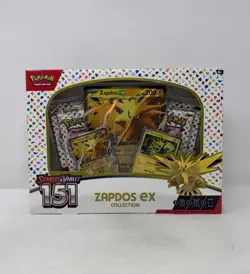 Pokemon TCG Scarlet & Violet 151 Factory Sealed Zapdos Ex Collection Box - Image 1