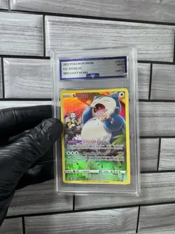 Pokemon TCG Snorlax TG10/TG30 Lost Origin Ultra Rare Full Art Holo Flawless - Image 1