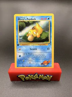 Pokemon 1st Edition Gym Heroes Misty’s Psyduck 54/132 NM/M Near Mint - Image 1
