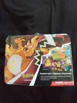 Pokemon TCG: 2020 Fall Charizard Collectors Treasure Chest Lunch Box FACT SEALED - Image 1